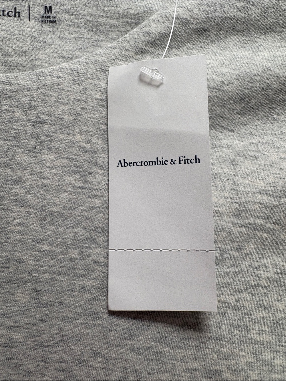 Abercrombie & Fitch Light Heather Gray Crew Neck Bodysuit - Picture 4 of 5